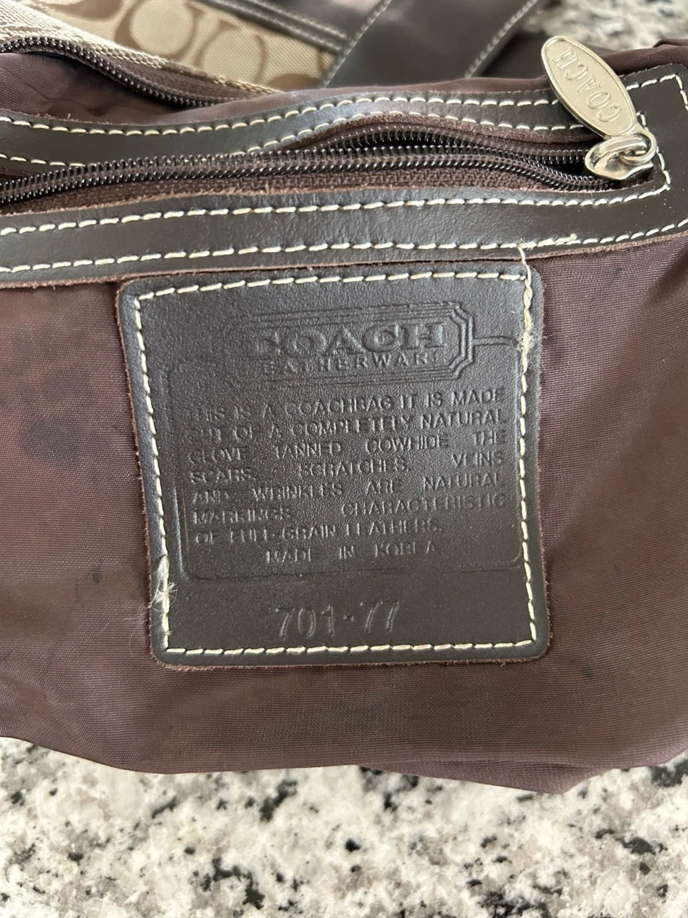 Coach Signature Soho Hobo Purse & Matching Wallet Set